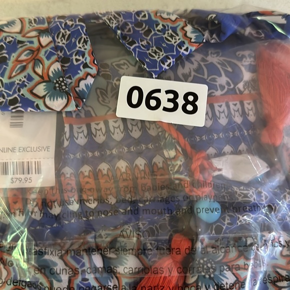 The Limited Maxi Sundress NWT Size Medium floral tropical vacation tassels beads - Picture 12 of 12